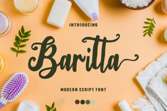Baritta: A Playful Script Font
