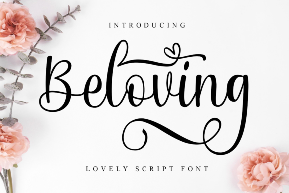 Beloving Font: Elegant Script for Editorial Design