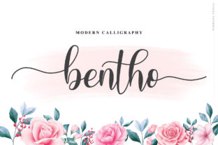 Bentho: A Romantic Script Font