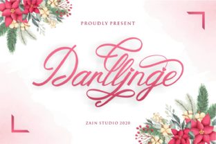 Darllinge: A Modern Calligraphy Font for Business