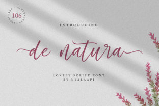 De Natura Font: Elegant Script for Editorial Design