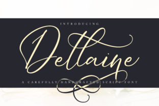 Dellaine: A Magical Script Font