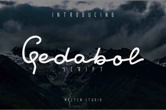 Gedabol: A Modern Handwritten Font