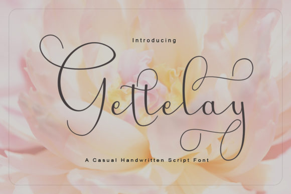 Gettelay: A Stylish Script Font