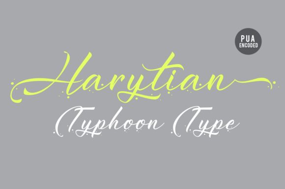 Harytian Font: Elegant Script for Web Design