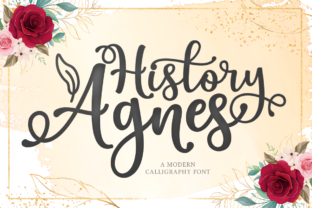 History Agnes: A Magical Script Font