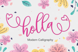 Holla: A Charming Script Font