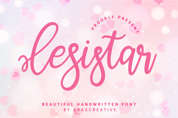 Lesistar: A Handwritten Font for Web Design