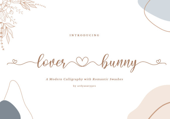 Lover Bunny: A Cute Script Font for Elegant Branding