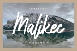 Malikec: A Magical Handwritten Font
