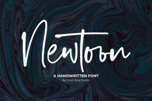 Newtoon: A Modern Script Font