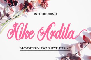 Nike Ardila: A Script Font for Creative Makers