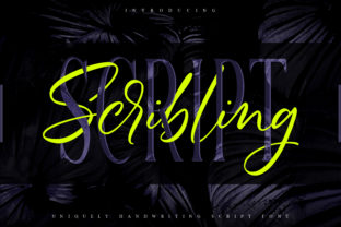 Scribbling: A Handwritten Font for Elegant Design