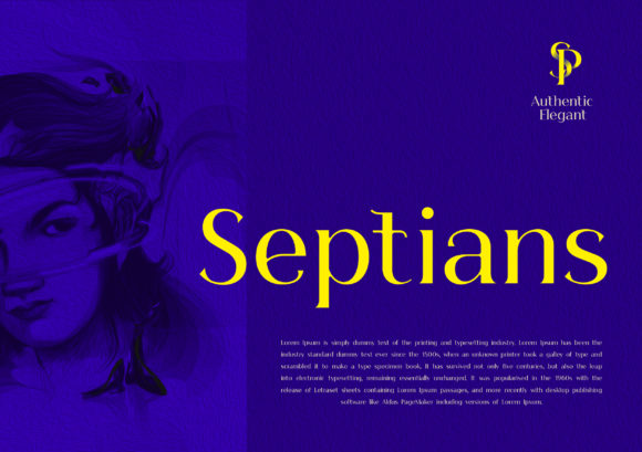 Septians Font for Business