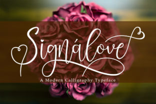Signalove: A Romantic Font for Business