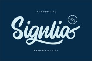 Signlia: A Script Font for Business Branding