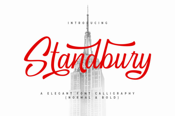 Standbury: A Modern Script Font for Business