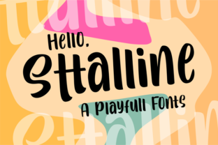 Sttalline: A Friendly Decorative Font