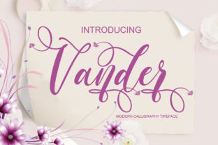 Vander: A Magical Script Font