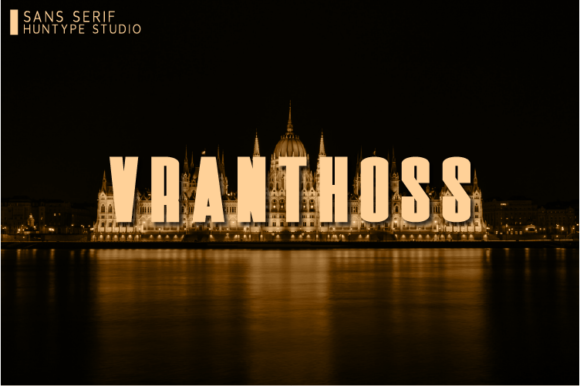 Vranthoss: A Bold Sans Serif for Digital Marketing